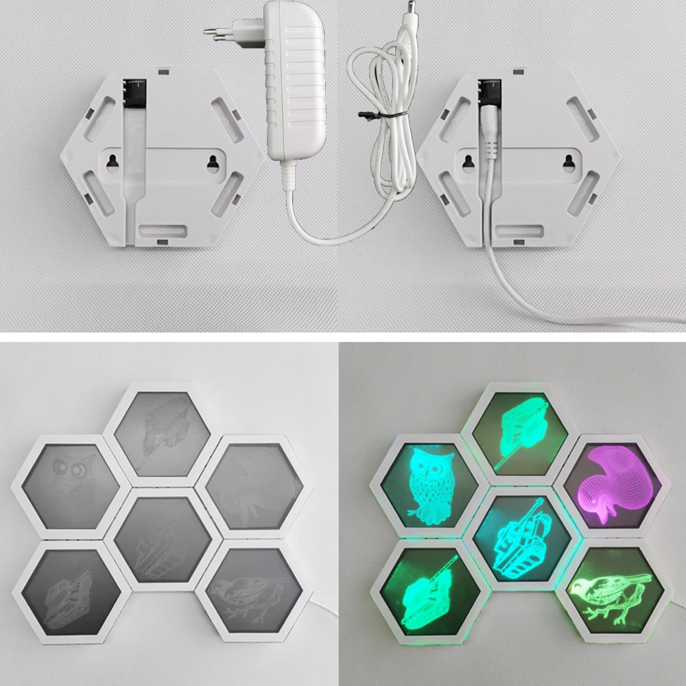 Аниме креативный квантовый светильник серии Наруто DIY мультфильм ночной