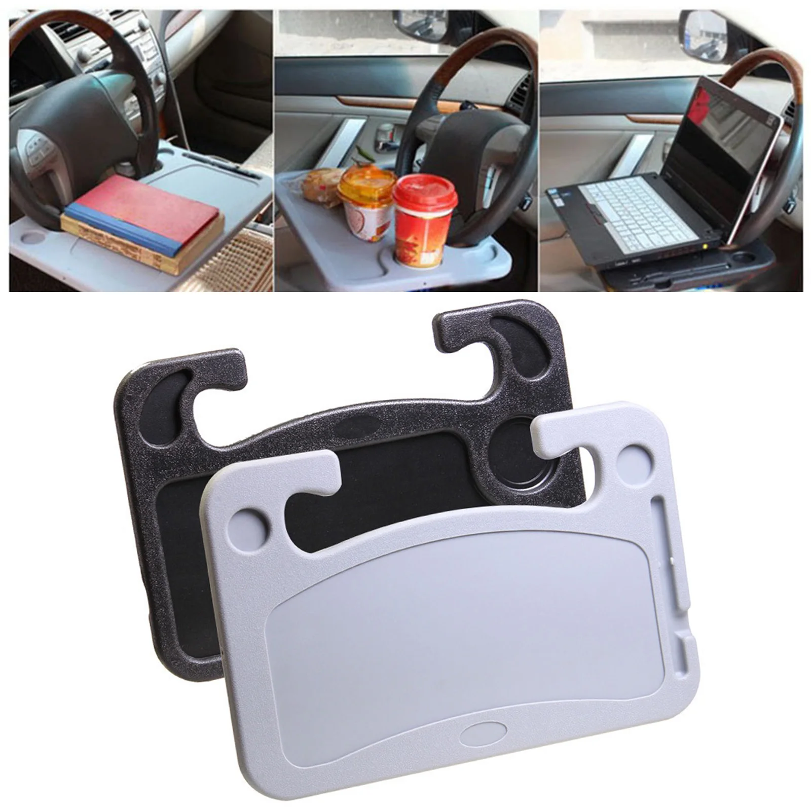 

Automobile Vehicle Seat Steering Wheel Tray for Constant Travelers Laptop
