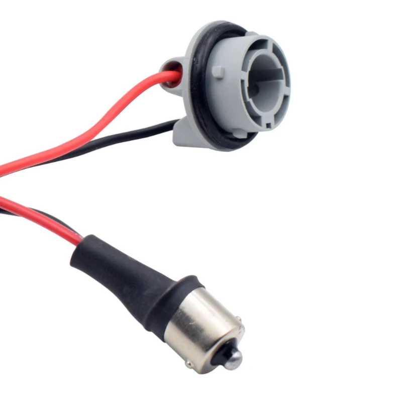 T20 1156 BA15S 1157 7440 7443 3156 3157 Разъем 50 Вт декодер автомобиль светодиодный поворот Син