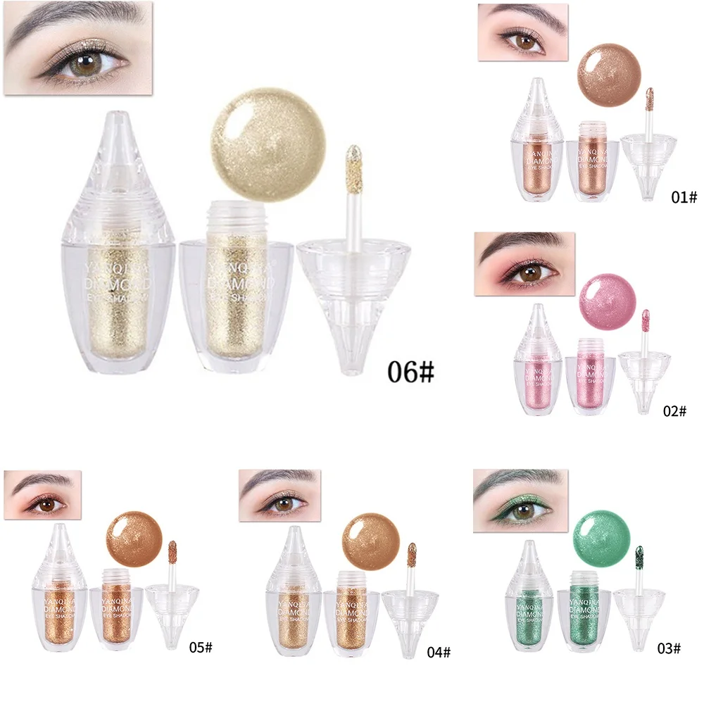 1 шт. профессиональные блестящие жидкие тени для век |