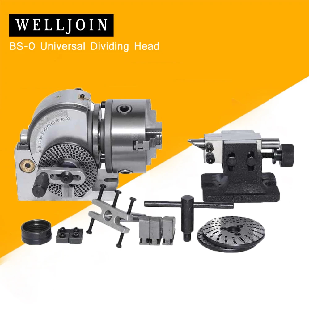 Прецизионная разделительная головка на заднюю крышку 100 мм 125 3 кулачковый патрон