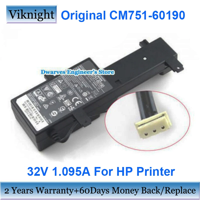 Оригинальный CM751-60190 32V 1.095A 35W AC адаптер питания для HP CM751-60045 OFFICEJET PRO 8600 8620 адаптер зарядное устройство для принтера