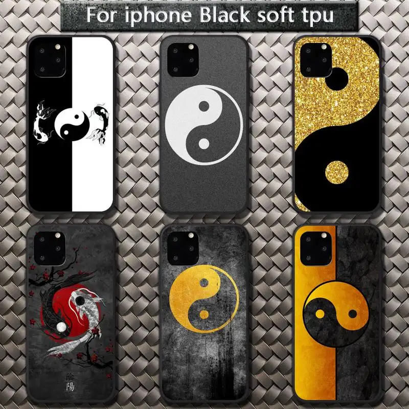 Тай Чи принципиально Taiist чехол для телефона с изображением символа Инь и Ян iPhone 8 7