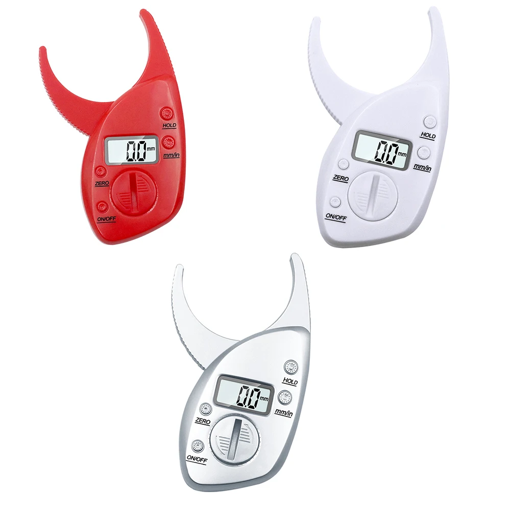 

Body Fat Caliper Tester Scales Fitness Monitors Analyzer Digital Skinfold Slimming Measuring Instruments Electronic Fat Measure