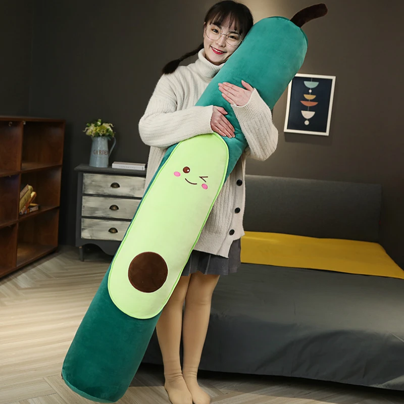 100/130/160 см Плюшевые авокадо Подушка мягкие игрушки фрукты мягкая подушка длинная