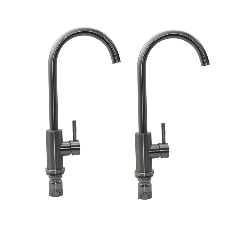 2 предмета зеленый Кухня кран сплав 304 кухонная раковина из нержавеющей стали