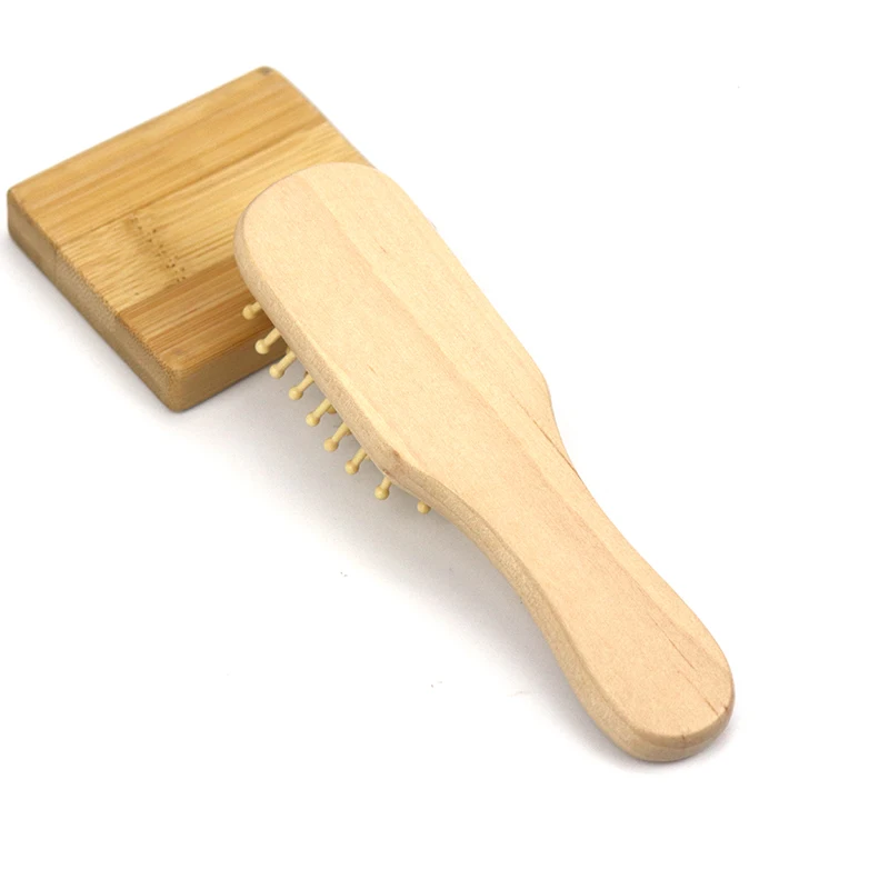 Щетка для волос деревянная новорожденных Органическая