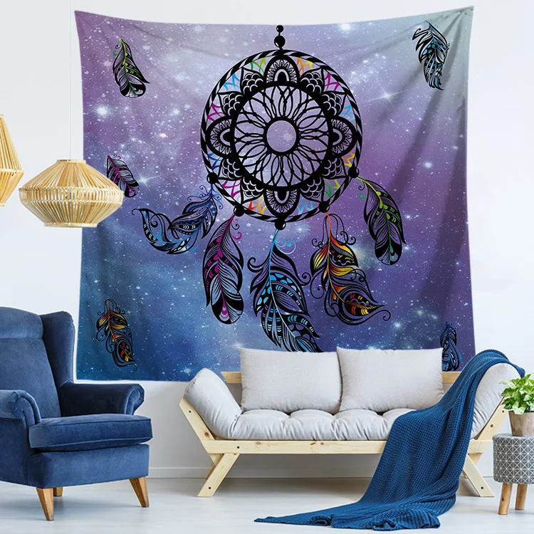 Настенный подвесной гобелен с принтом Ловца снов фоновое украшение настенные
