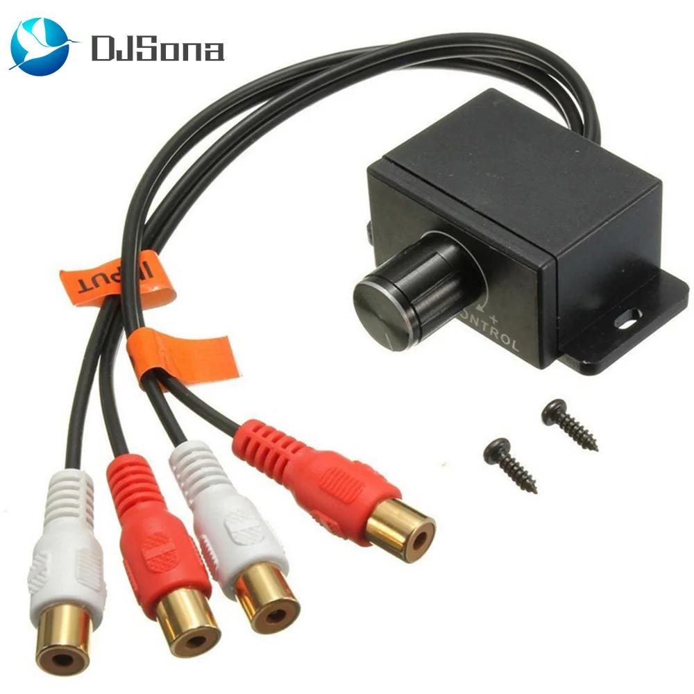 Автомобильный усилитель басов RCA Усилитель регулятор громкости - Цена: 336,08 руб.