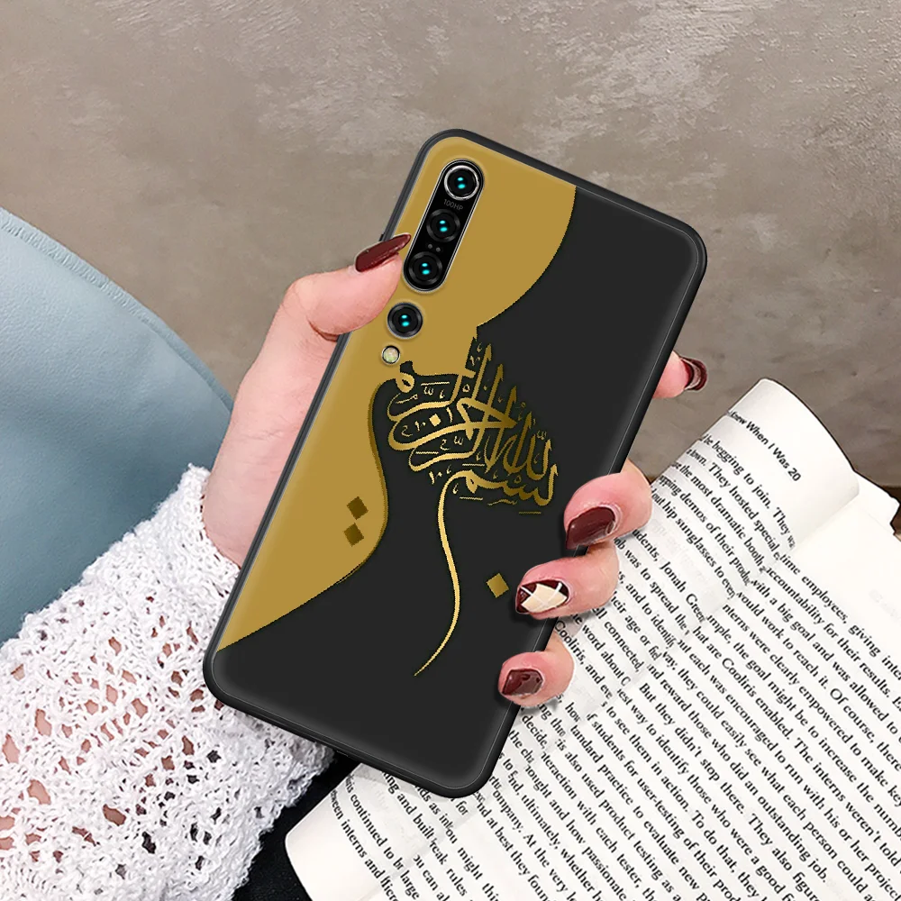 

Arab Muslim Islamic Case Funda Phone Case For Xiaomi Mi Note 10 A3 9 MAX 3 A2 8 9 Lite Pro Ultra black Funda Soft Waterproof Tpu