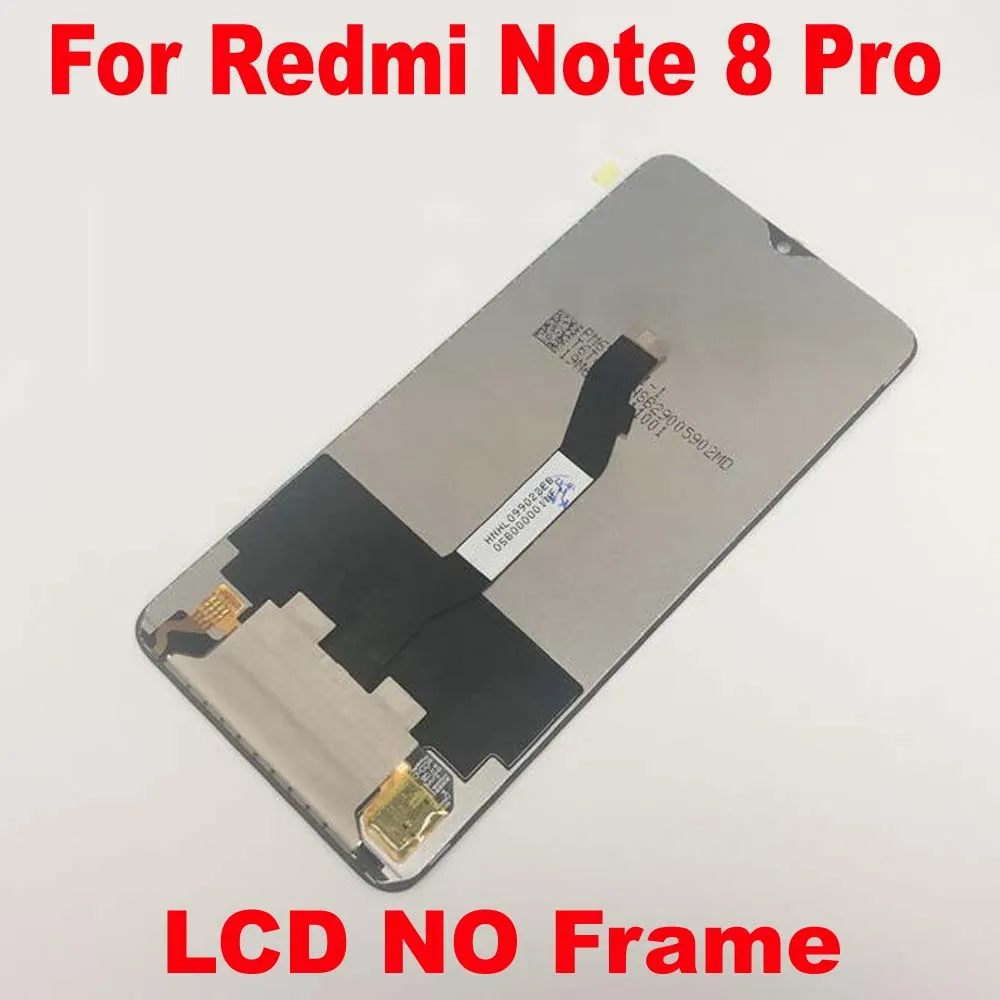 100 original best touch screen digitizer lcd display assembly sensor frame for xiaomi redmi note 8 note8 pro phone pantalla free global shipping