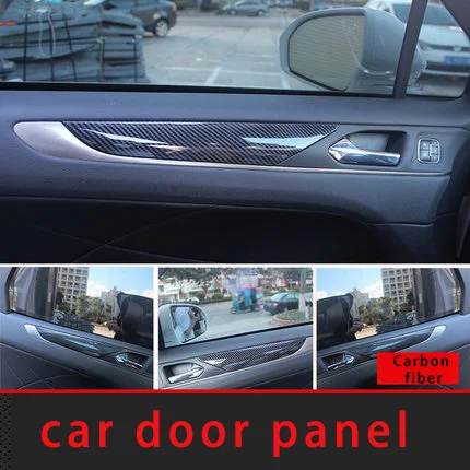 

Для Lincoln MKC 2015-2019 карбоновое волокно Автомобильная Дверная панель молдинговая отделка 4 шт.