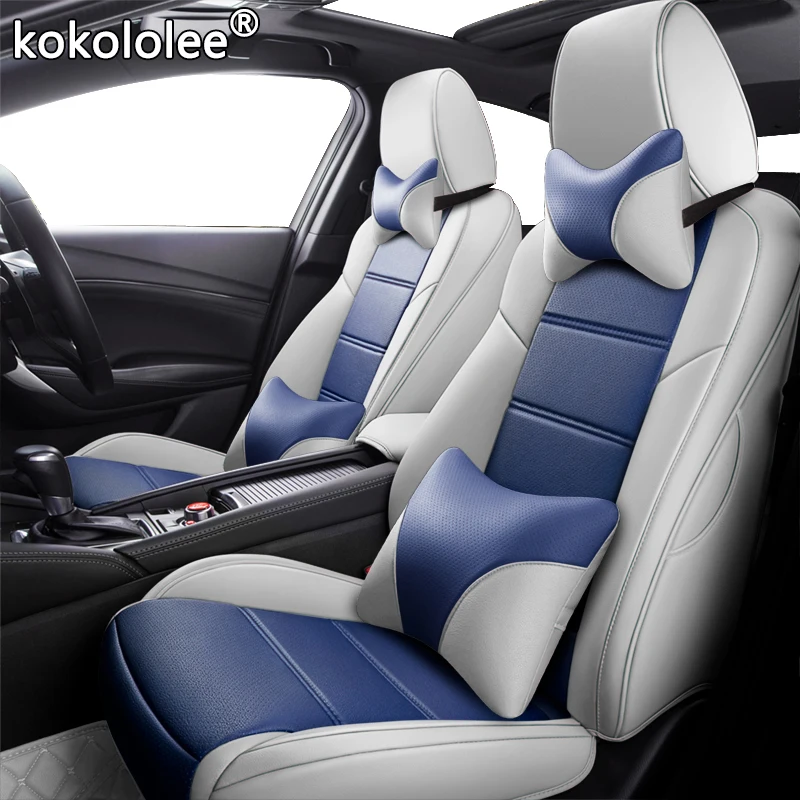 Кожаный чехол для автомобильного сиденья kokoleee на заказ AUDI A4 A3 A6 Q3 Q5 Q7 A1 A5 A7 A8 TT R8 чехлы автомобильных