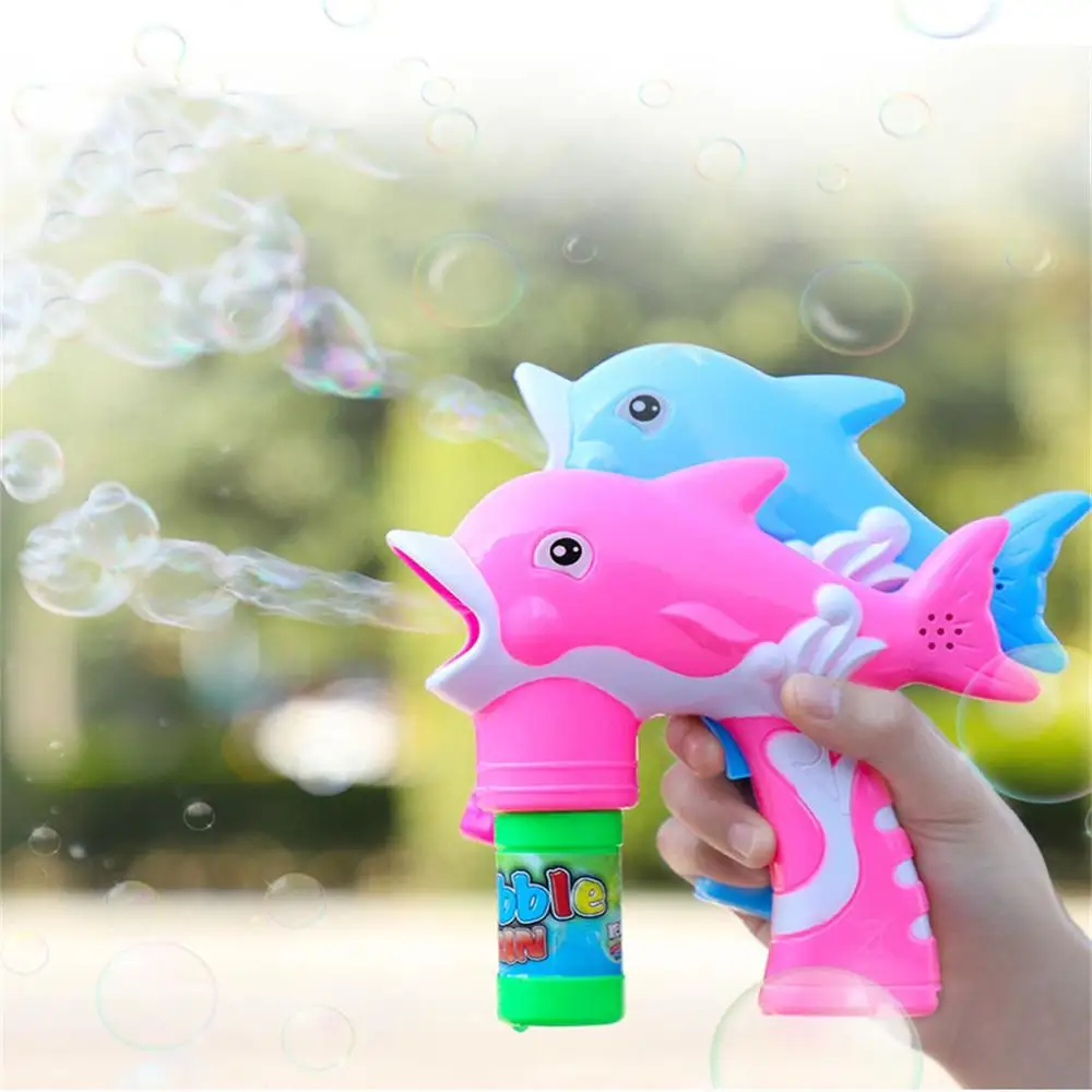 

Cute Funny Summer Automatic Bubble Maker Gun Toys Outdoor Machine Electric Magic Romance Atmosphere Lovely Gift For Kids Girls