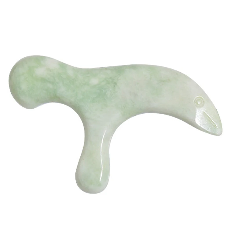 

Natural Stone Gua Sha Scraper Beauty Tool Jade Foot Massage Board Health Care Meridian Scraping Plate Lose Weight Massager SPA