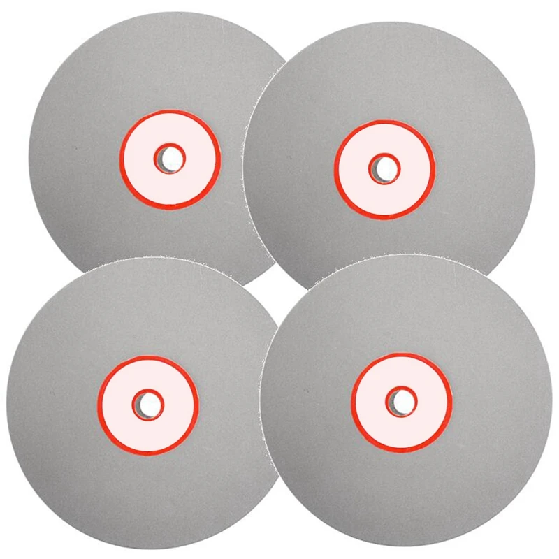 

4Pcs Diamond Polishing Disc 600 800 1200 3000 Grit 6Inch Flat Lap Grinding Wheel Lapping Grinding Disc Tool