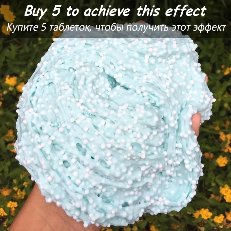 Большой шарик слайм наполнитель грязь добавление хлопка клей подвески для