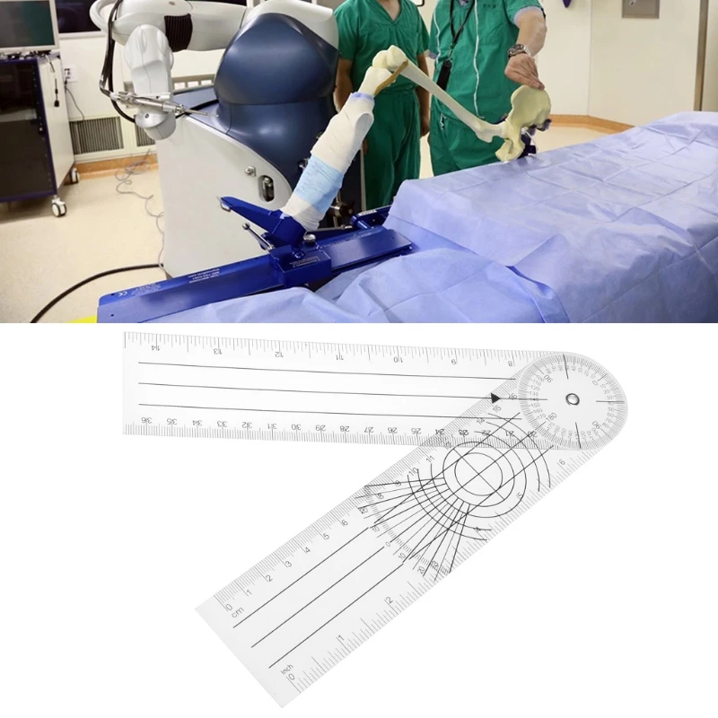 Userful Multi-Ruler 360 Degree Goniometer Angle Spinal Ruler CM/INCH X4YD |