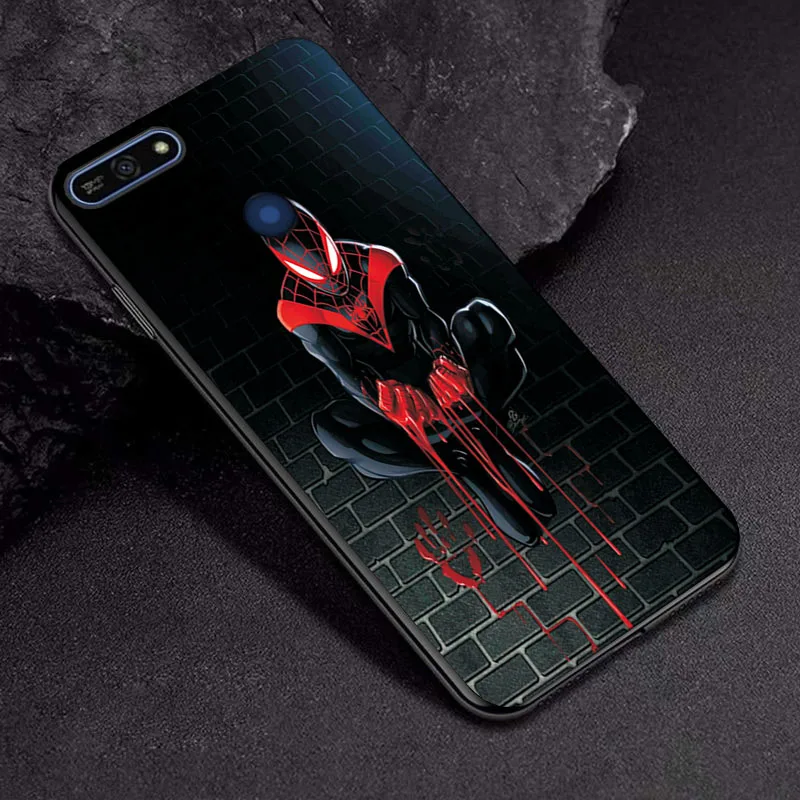 TPUBLK521 Черный чехол ТПУ чехол для huawei Honor 7A Pro милый чехол Venom для huawei Honor 7C 8C 8X 8A 7S 7X чехол s на Y5 Prime бампер - Цвет: TPUBLK521