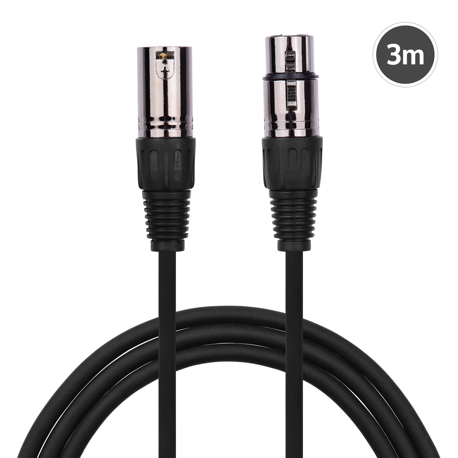 

Muslady 3-Pin Microphone Cable XLR Audio Cable Male to Female 5m/16.4ft