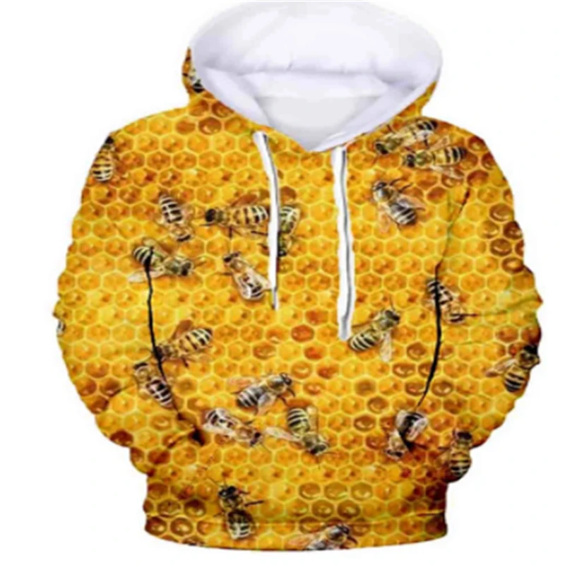 

Men's Top Long Sleeve Hoodie New 3D Fire Fox Print Pattern 3D Men's Casual Round Neck Hoodie Fashion Streetwear