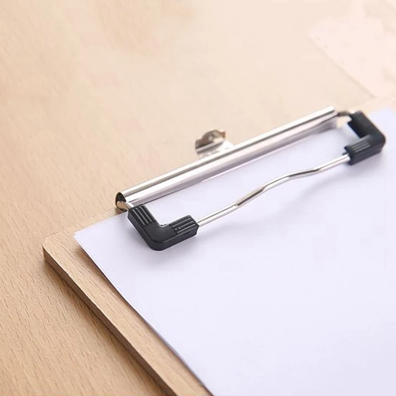 A4 Размер Деревянный планшет клип доска офисная школа Канцелярские