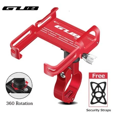 GUB P10P20 MTB телефонная опора для мотоцикла, велосипедная опора для велосипедного наведения, аксессуары для велосипедного оборудования, кронштейн - Цвет: P20-red