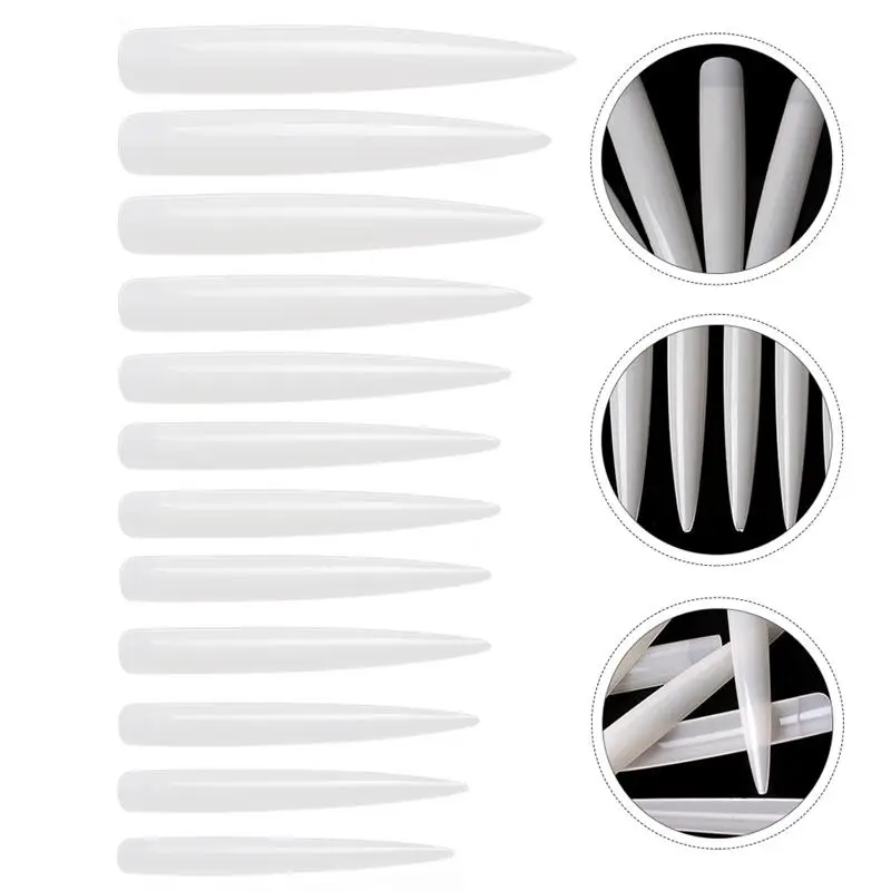 

120Pcs Artificial Lengthen Nail Pieces Nail Pieces Nail Tips Women Manicure Artificial Nail Pieces for Women