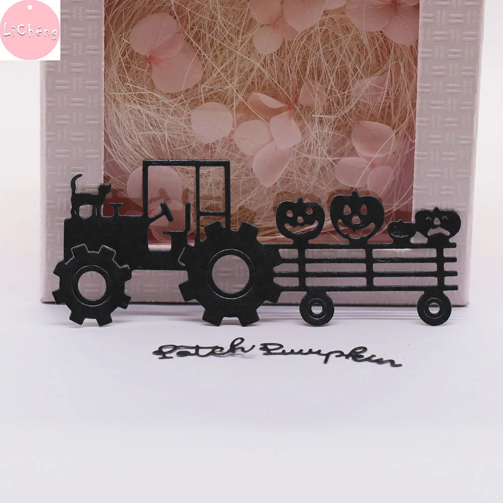 Металлические штампы трафареты в виде тыквы для Хэллоуина скрапбукинга