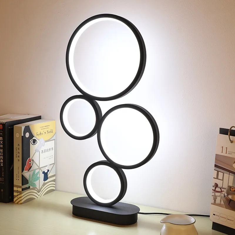 

Modern LED Table Lamp Bedroom Reading Desk Light BedSide Lamp Study Eye Protect US/EU Plug Dimable Home Decoration Lights