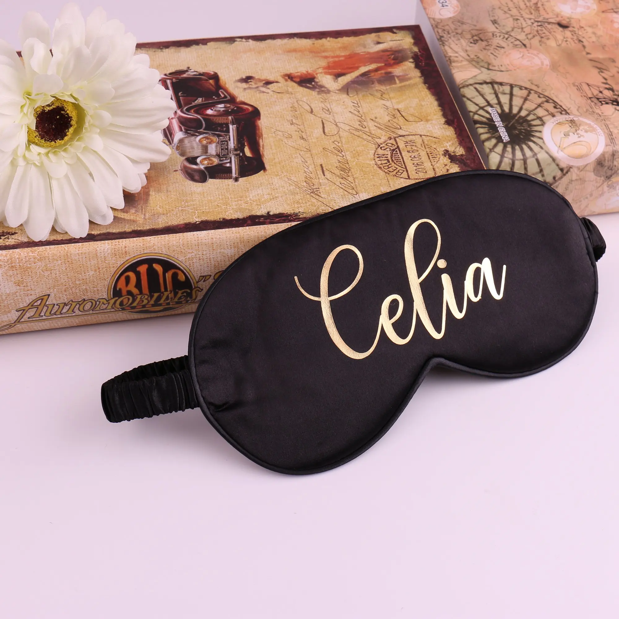 Атласная маска для сна на заказ подарок подруге невесты сувениры девичника нее