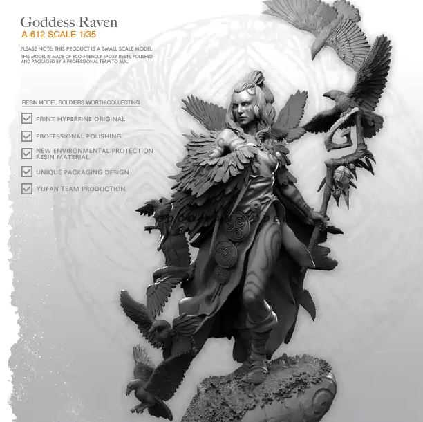 

50mm 1/35 Resin model kits figure beauty colorless and self-assembled A-612