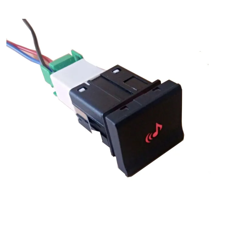1PC LED DRL Fog Light Recorder Radar Music Power Supply Switch Button For Volkswagen POLO 14-18 | Switches &amp Relays