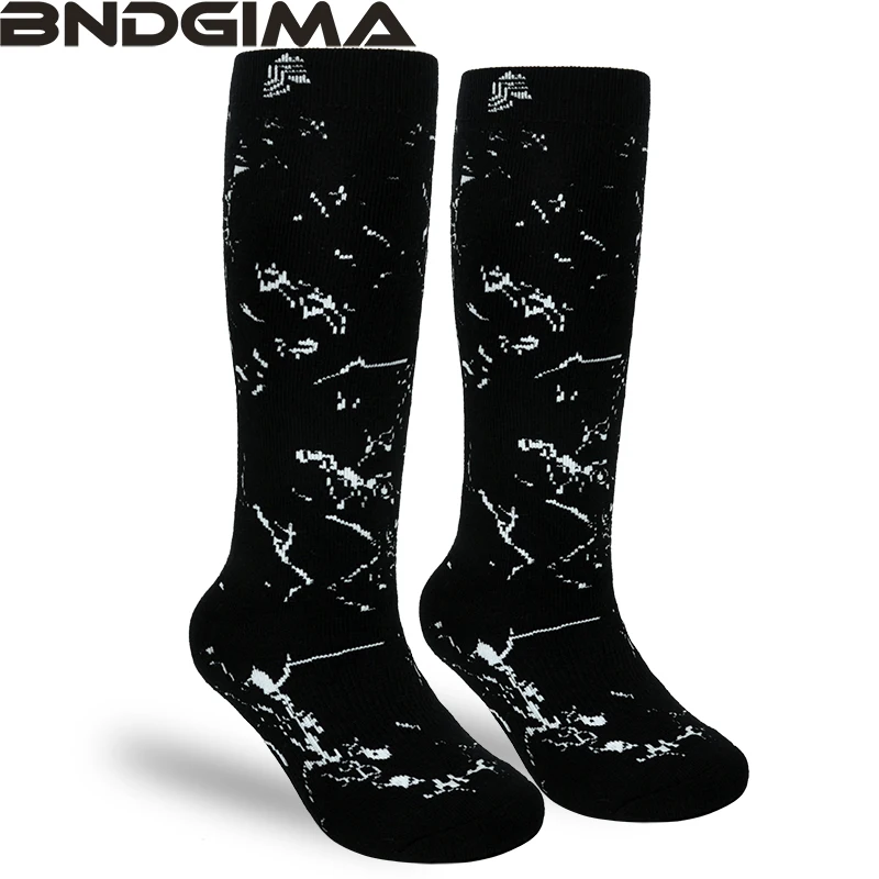 Мужские/женские зимние лыжные спортивные носки Bndgima теплые длинные для лыж