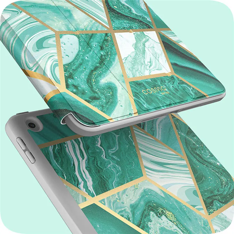 Для iPad 9,7 чехол(/) i-Blason Cosmo Trifold чехол-подставка с функцией автоматического сна/пробуждения и карандашом, встроенная защита экрана