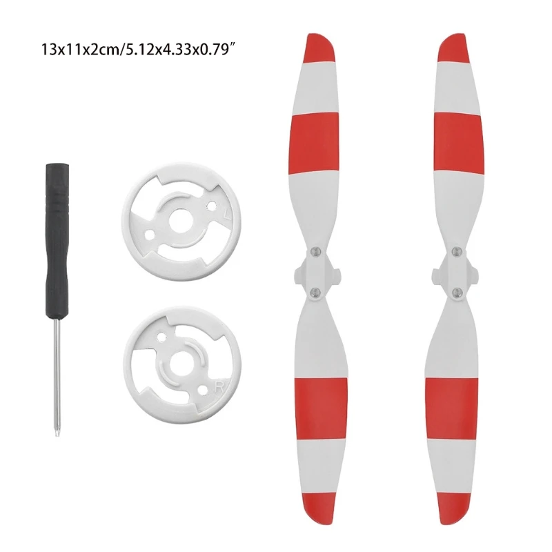 

U50D 2 шт. Сменные лопасти пропеллеров совместимые с Mavic Air 2/2s, легкий быстросъемный реквизит лезвия крыла запасные части