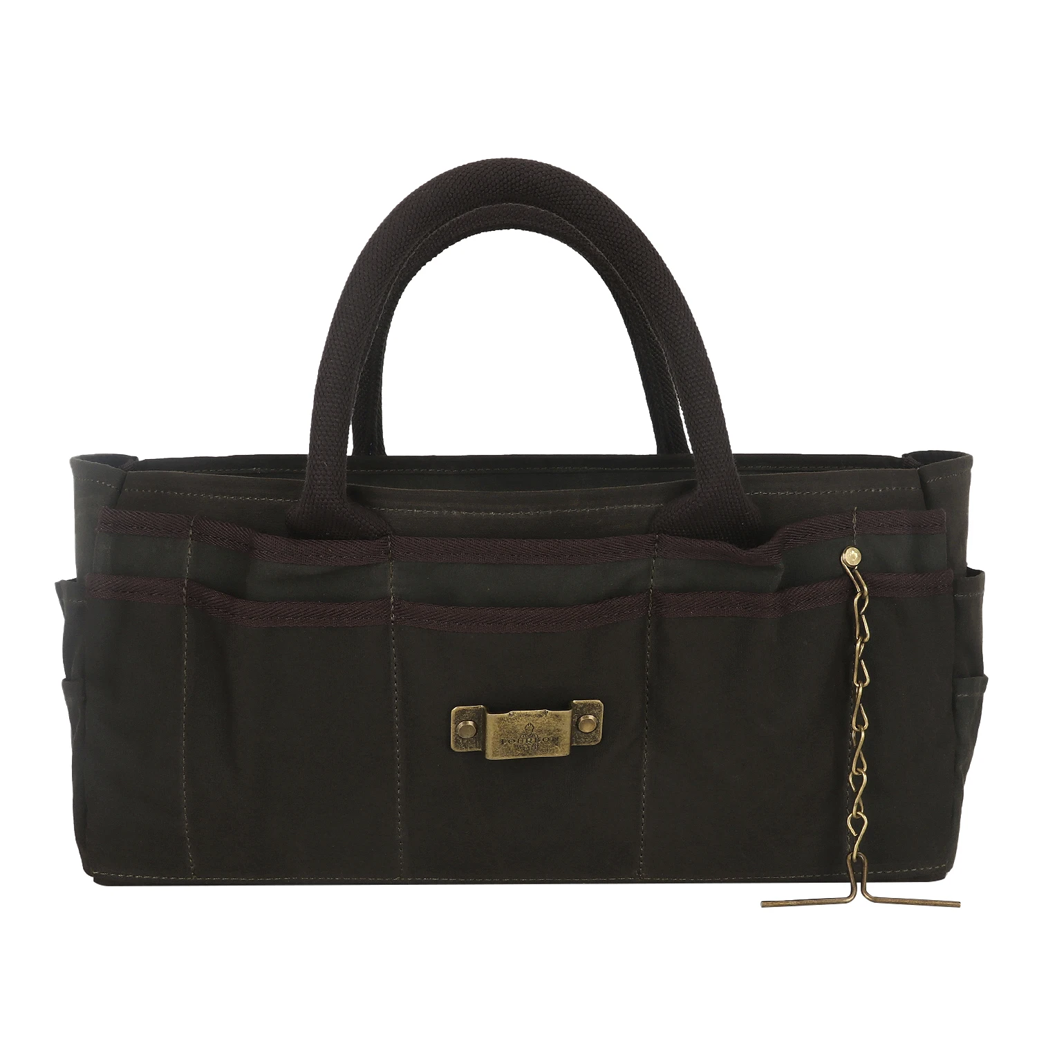 Kopen Tourbon Zware Gereedschappen Bag Organizer Diy Kit Onderhoud Brede Mond Opslag Tote Pack Meetlint Houder Schroevendraaier Pouch