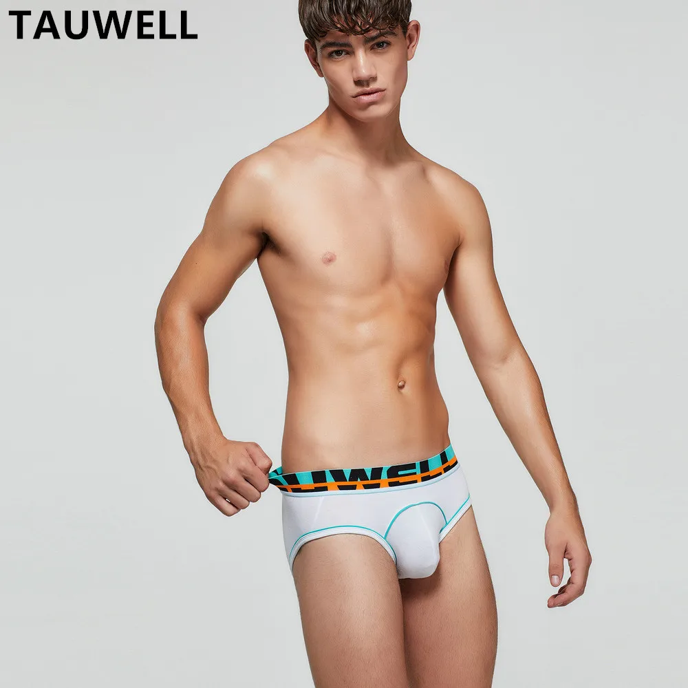 Мужское нижнее белье TAUWELL удобные хлопковые дышащие U образные трусы с низкой