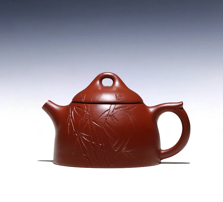 

joy pot 】 yixing recommended pure manual teapot household undressed ore wrinkled skin zhu mud short Qin Quan 160 cc