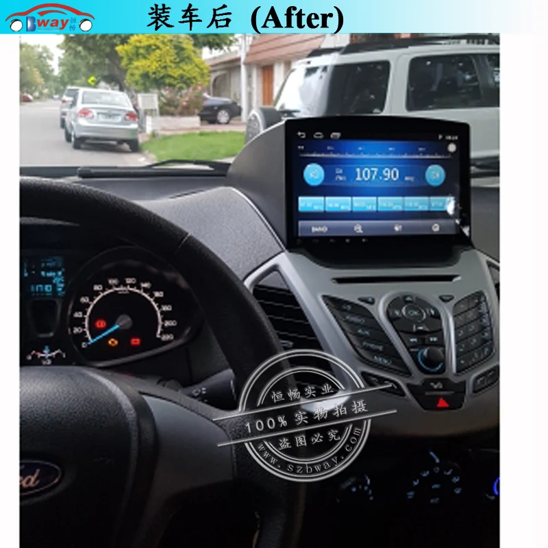 Автомагнитола HACTIVOL 9 &quotс четырёхъядерным процессором gps навигацией для Ford Ecosport