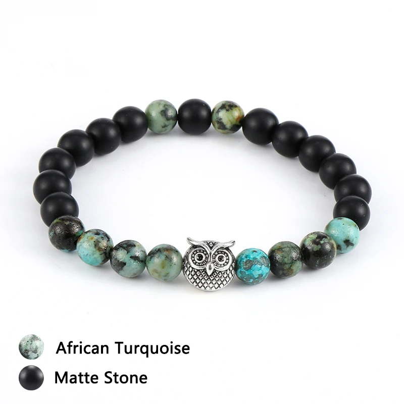 Мужской браслет из натурального камня лазурит тигровый глаз гематит 8 мм бисер