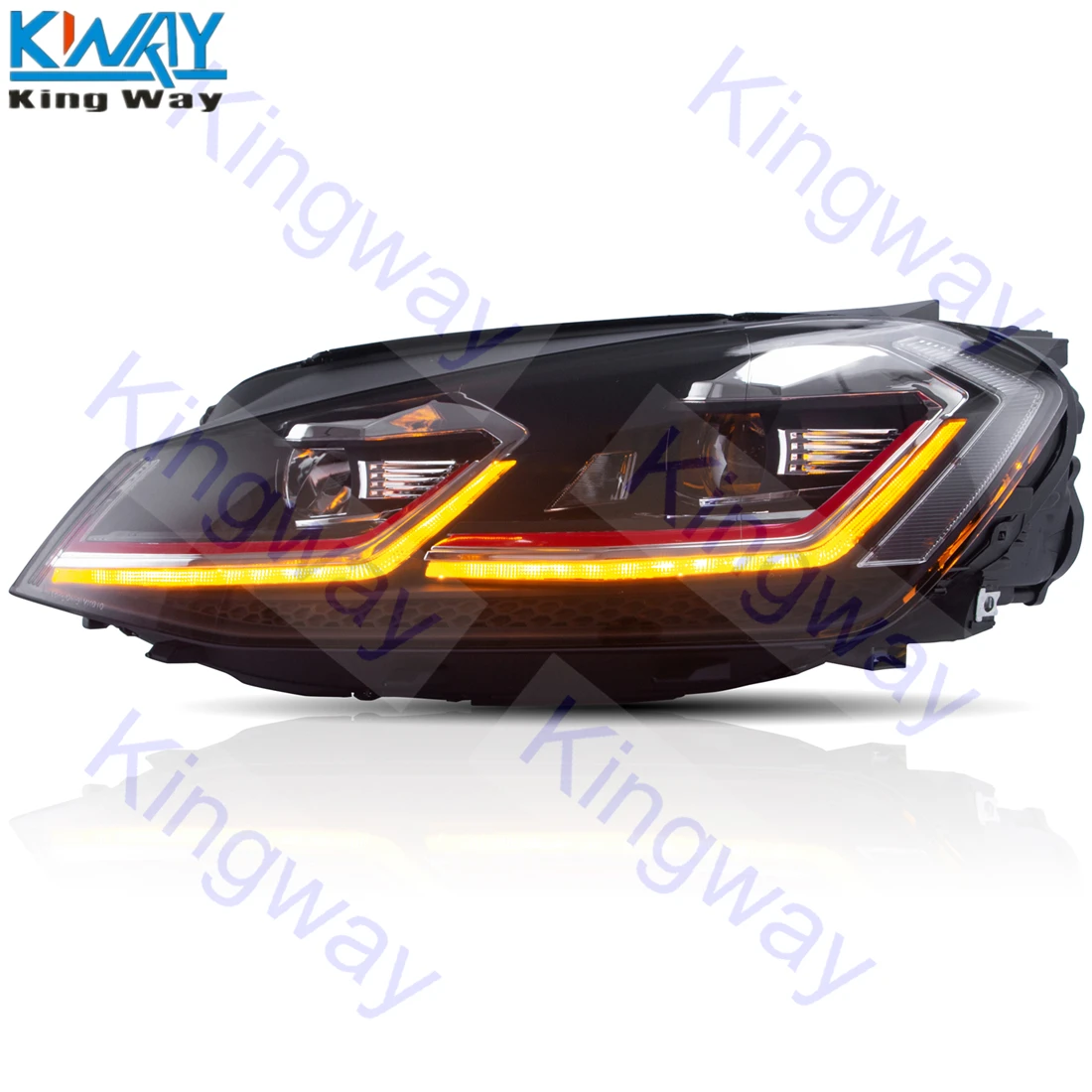 Бесплатная доставка фары для проектора King-Way со светодиодный светкой 2015-2017 MK7