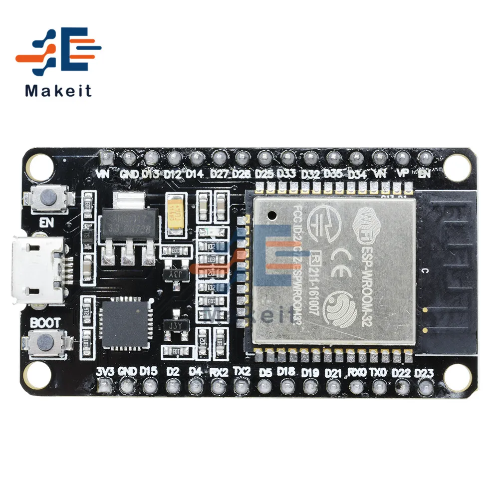 Модуль ESP32 ESP-32 ESP32S CP2102 Wi-Fi беспроводная плата для разработки Bluetooth Micro USB