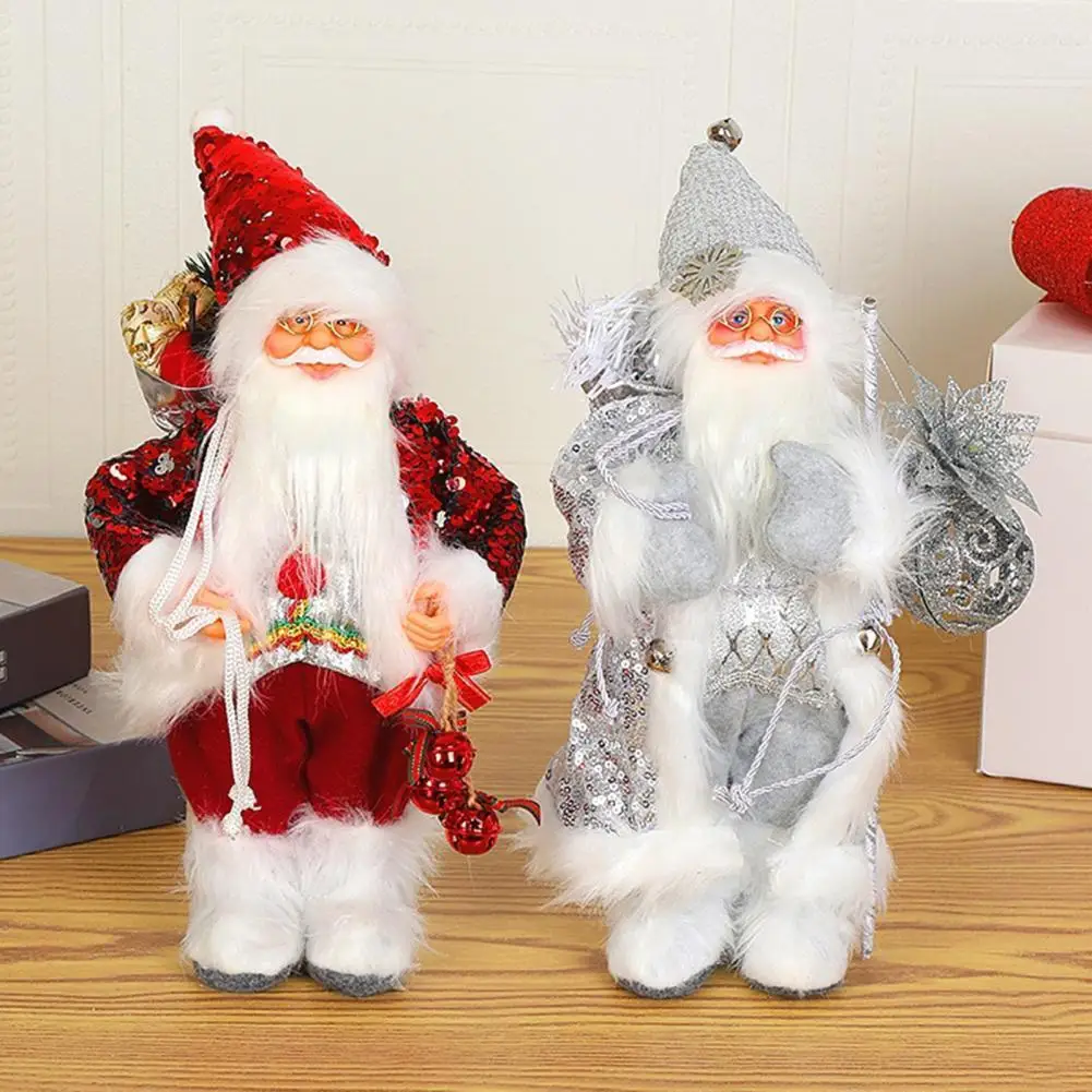 

Plush Doll Super Soft Santa Claus Plush Doll Party Decor Christmas Ornament Good