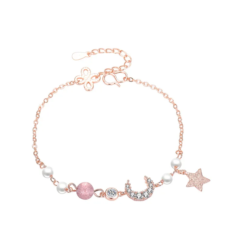 

Cute Celestial Star Moon Charm Bracelets for Women Girl Friend Anklets Match Boho Punk Style 2021 Fashion Jewelry Trend