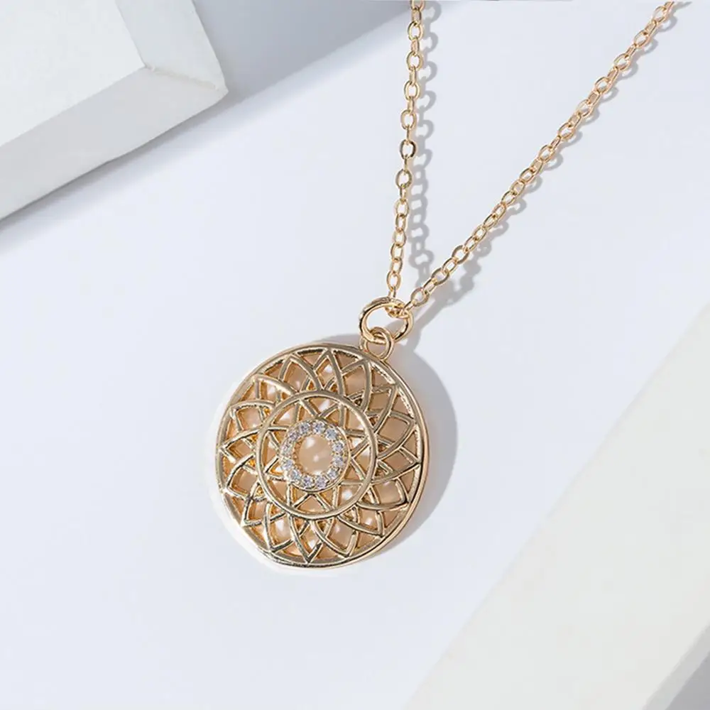 

Indian Yoga Necklace 7 Chakra Pendant Necklace Gold Color Chain Jewelry for Women