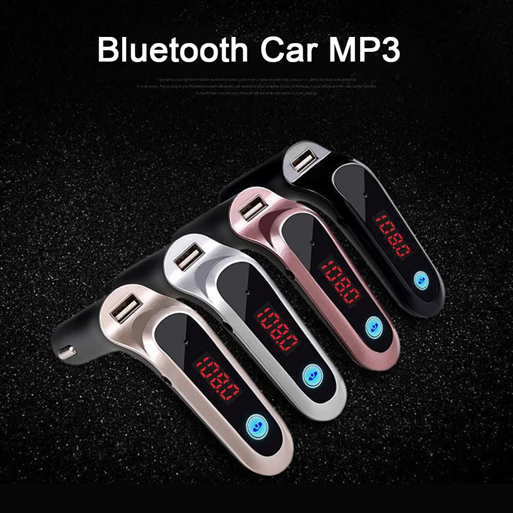 USB TF карты Поддержка Зарядное устройство комплект беспроводной связи bluetooth для автомобиля ЖК-дисплей Hands-Free FM передатчик MP3 музыкальный плеер мобильных телефонов Планшеты