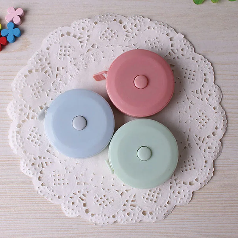 Sewing Measuring Tools Roll Tape ABS Portable 150CM/60" 3Colors Nordic Style Multi Purpose Retractable Ruler | Дом и сад