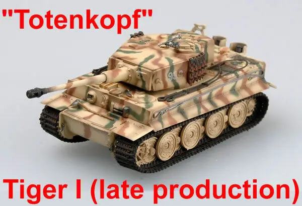 Easy Model 1/72 Tiger I (конец производства) "Мертвая голова" танковая дивизия 1944