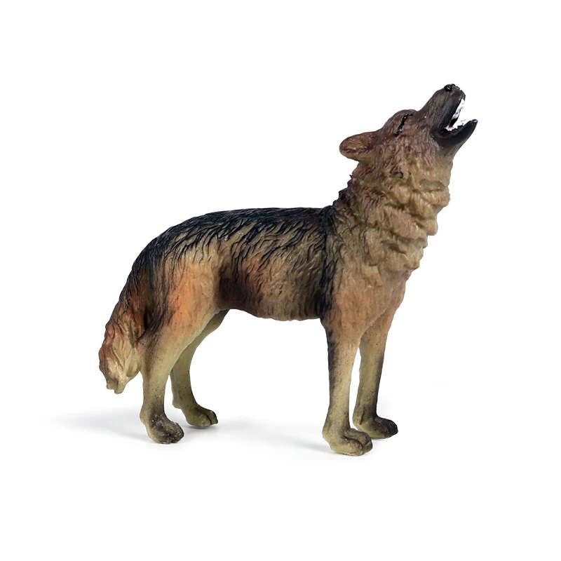 13 Style 3D High Quanlity Emulational Animal Decoration Wolf Model Coyote Specimen Souvenirs Birthday Gift Kid Toy Home Ornament | Украшения